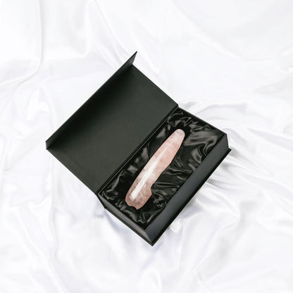 The Rosie - Rose Quartz Crystal Dildo