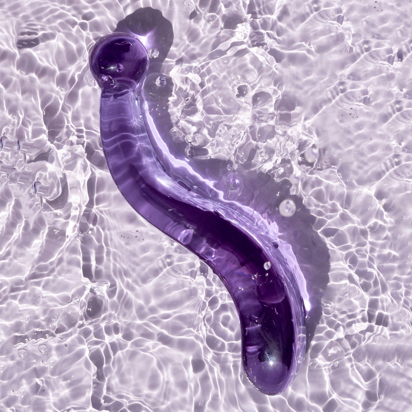 The Pussy Paddle Glass Dildo Pleasure Wand