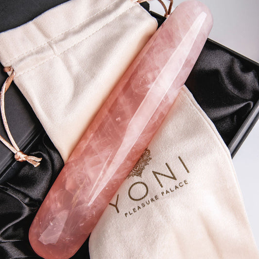 The Rosie 2.0 - Extra Large Rose Quartz Pleasure Wand