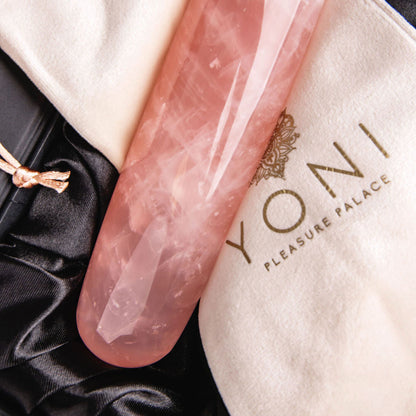 The Rosie 2.0 - Extra Large Rose Quartz Pleasure Wand
