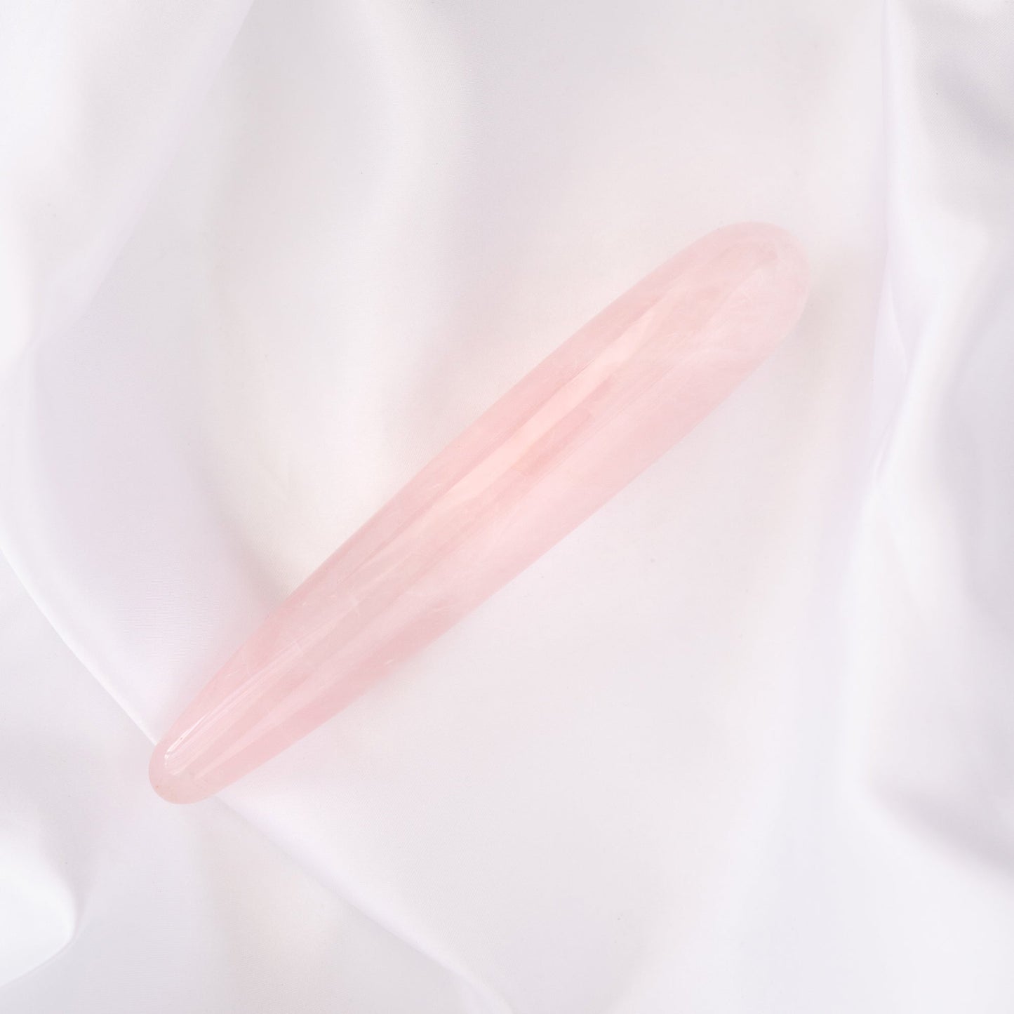 The Rosie - Rose Quartz Crystal Dildo