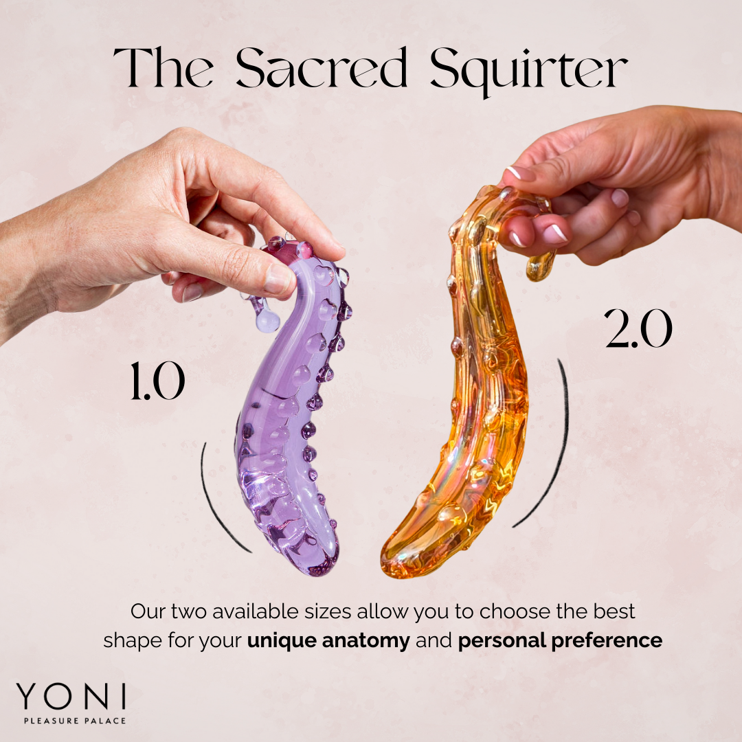 The Sacred Squirter® 2.0 Glass Dildo Pleasure Wand