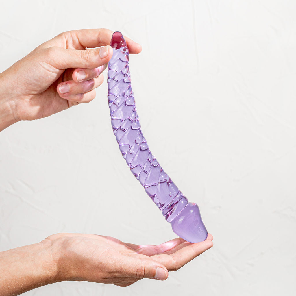 The Unihorn Glass Dildo Pleasure Wand