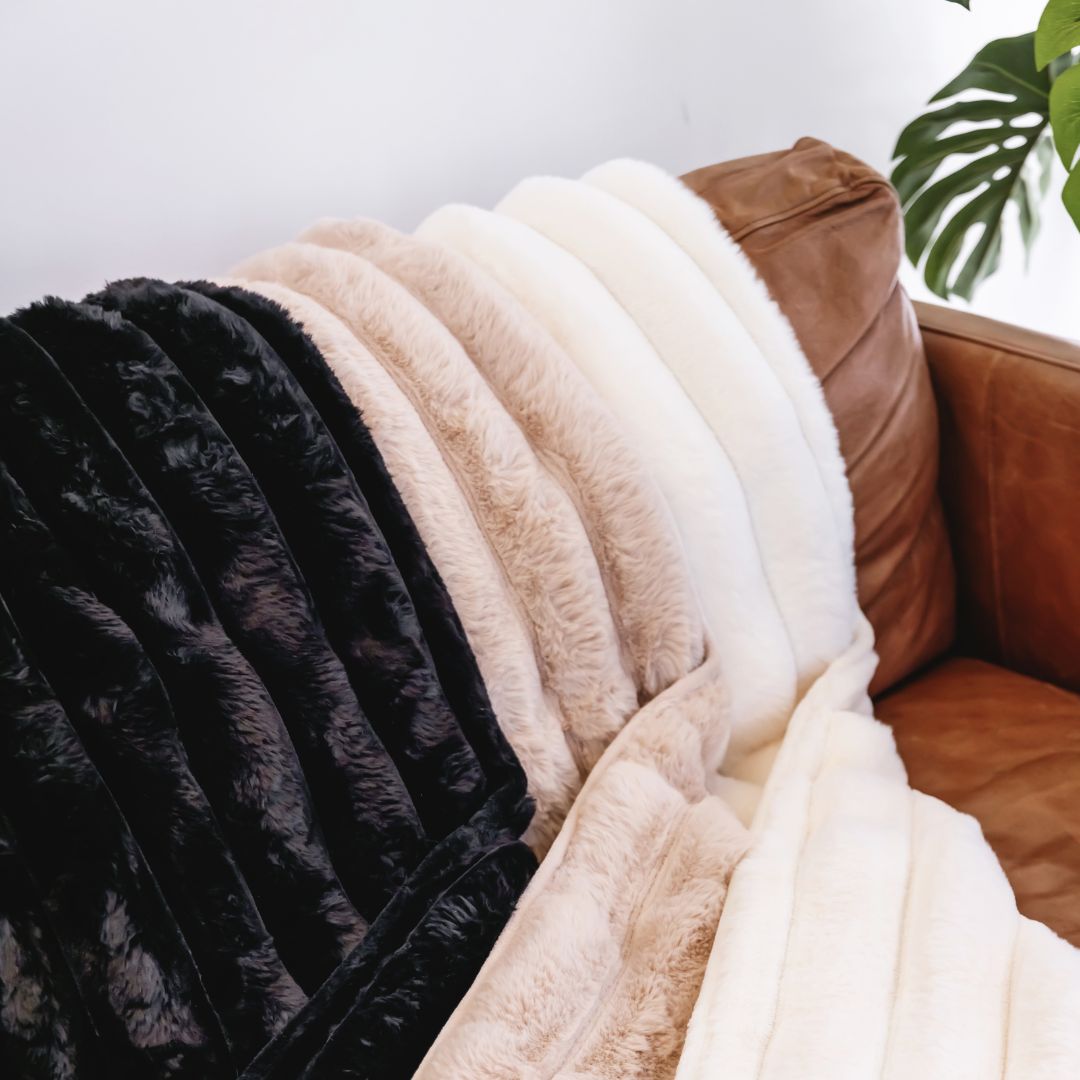 Ribbed Splash Blanket™- Cloud