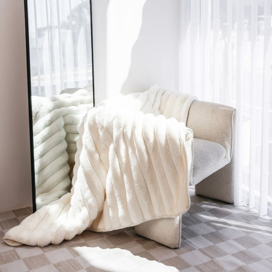 Ribbed Splash Blanket™- Cloud