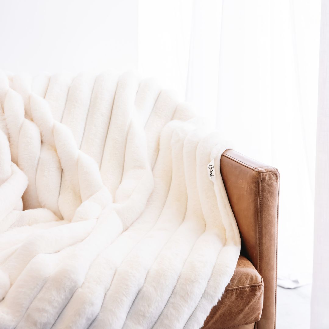 Ribbed Splash Blanket™- Cloud