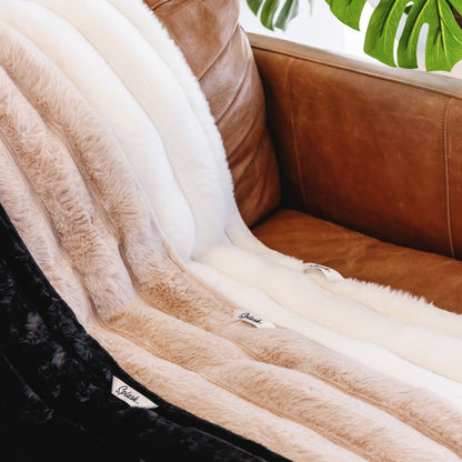 Ribbed Splash Blanket™- Cloud
