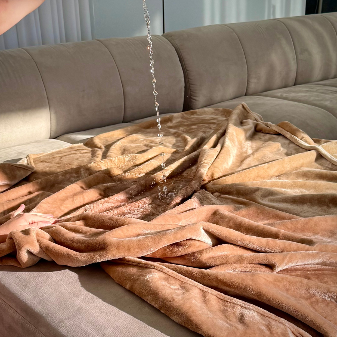 Waterproof Splash Blanket™️ - Fawn Double Veluxe