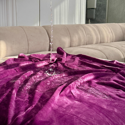 Waterproof Splash Blanket™️ - Royal Purple Double Veluxe