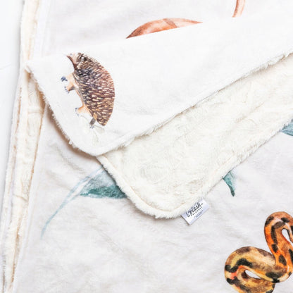 Woodland or Aussie Outback Waterproof Splash Blanket