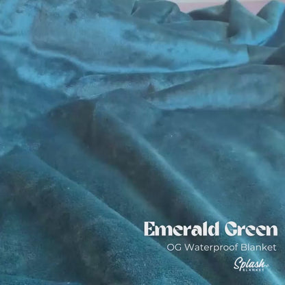 Waterproof Splash Blanket™ - Emerald Green The OG