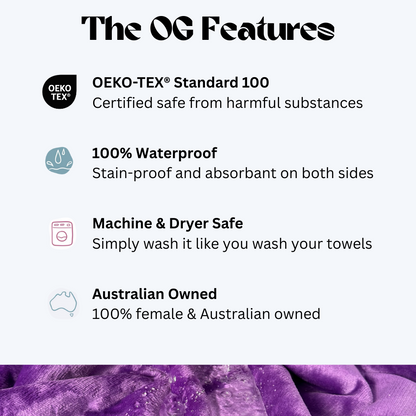 Waterproof Splash Blanket™ - Grape Soda The OG